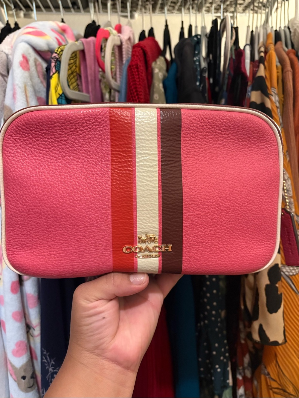 Coach | Jes Crossbody | Colorblock Stripe | No Crossbody Strap